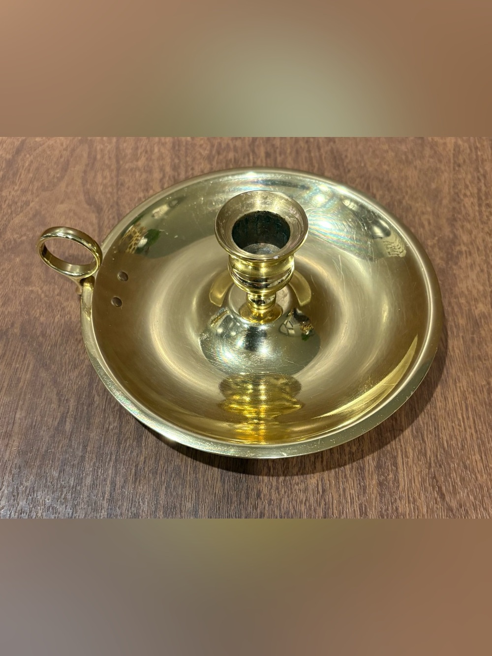 Vintage Baldwin Brass Chamberstick Holder